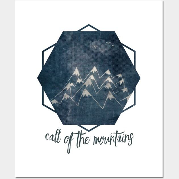 call of the mountains Wall Art by Sybille